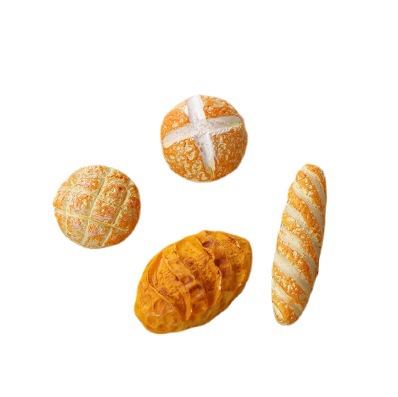 1:12 Dollhouse doll house mini cake model Play house clay bread 4