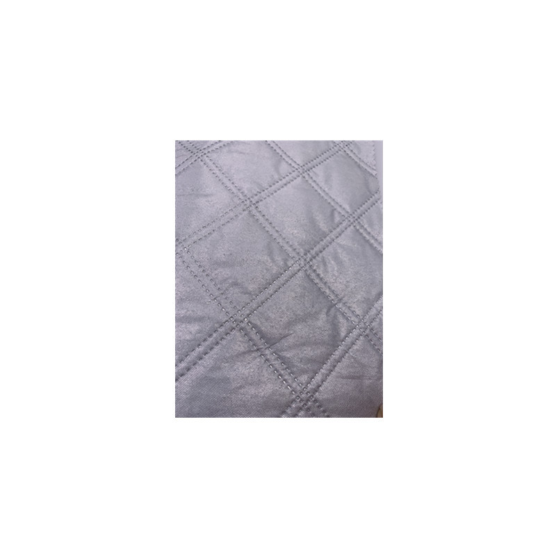 In stock snow shield fabric aluminum film car clothing fabric ultrasonic composite non-woven three-in-one embossed embossed cotton fabric