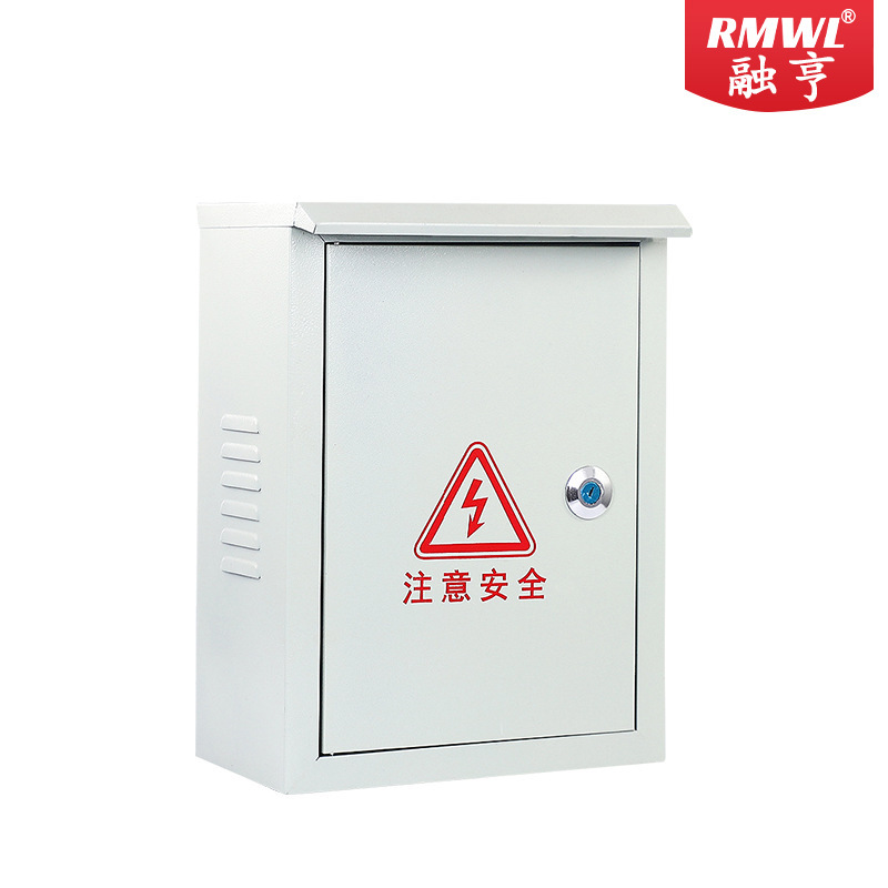 Outdoor Rainproof Distribution Box 300*400*160 Strong Electric Foundation Box Iron Box Wall-Mounted Monitoring Box Control Cabinet