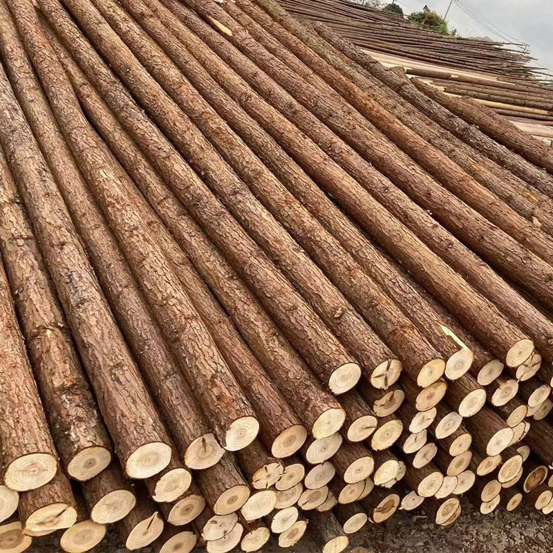 Log Wooden Piles, River Piling, Wooden Revetments, Slope Protection, Embankment Protection Piles, Flood Prevention and Flood Prevention Projects, Forest Farms, Direct Delivery to Construction Sites