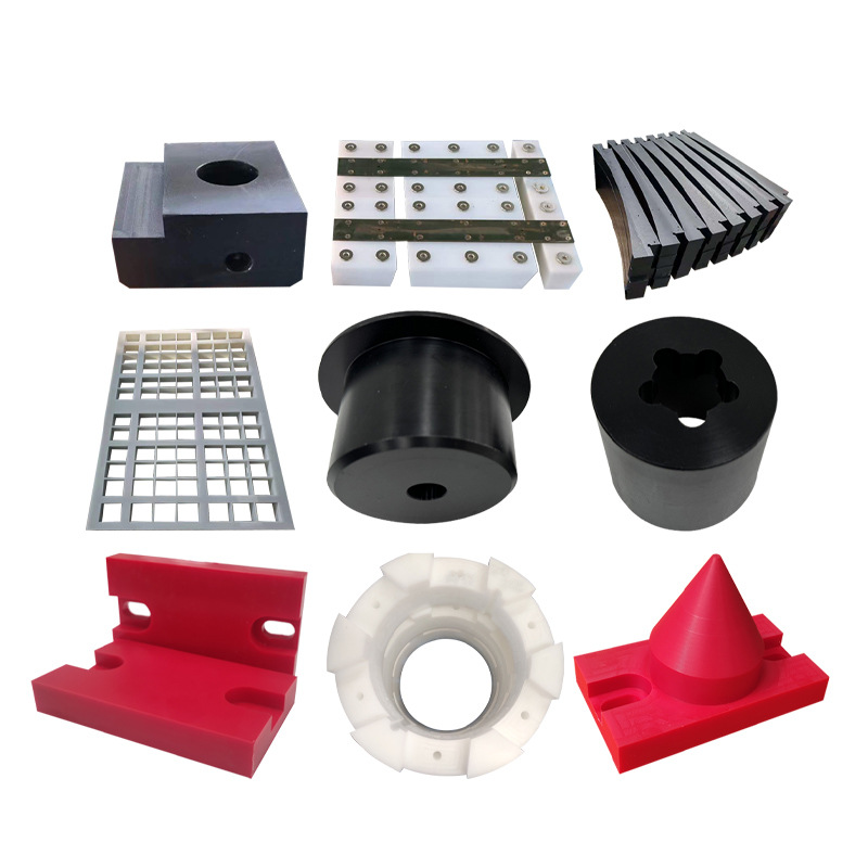 Ultra-High Molecular Weight Polyethylene Special-Shaped Parts Pad Positioning Block Engineering Machinery Pe Wear-Resistant Strips Polyethylene Processing Parts
