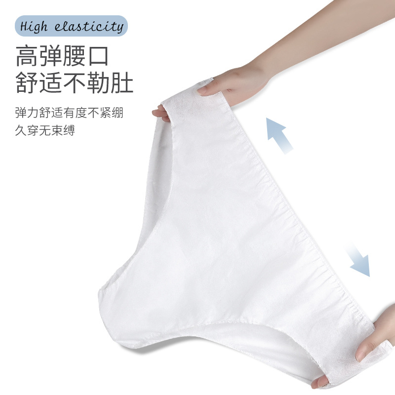 Factory SMS beauty salon one-time non-woven underwear men's and women's Sauna massage travel triangle shorts head Wholesale