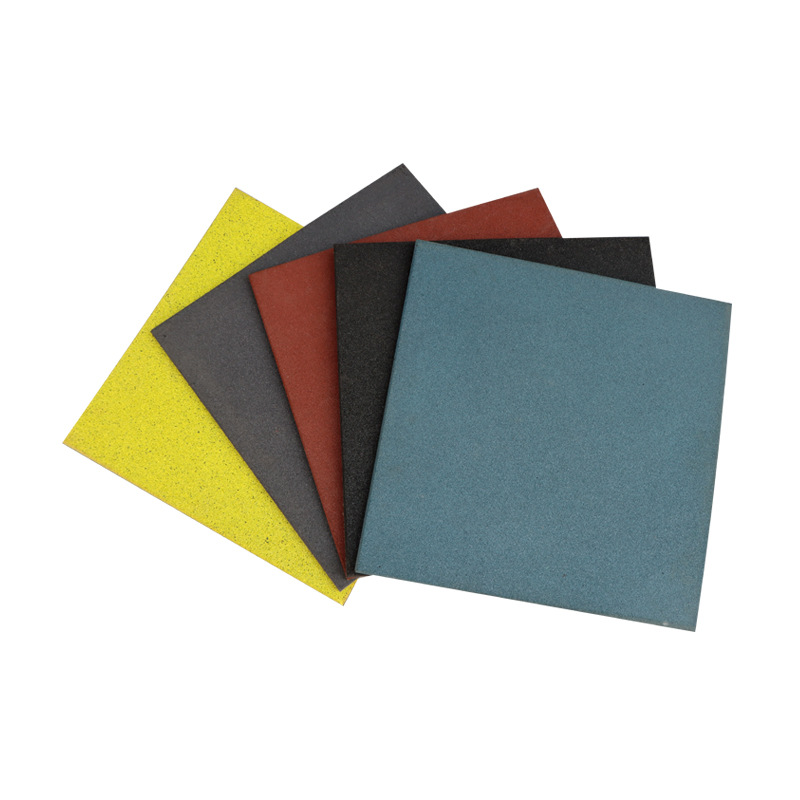 Outdoor Community Park Ground Rubber Mat School Playground Rubber Runway Mat Gym Shock Absorbing Rubber Mat
