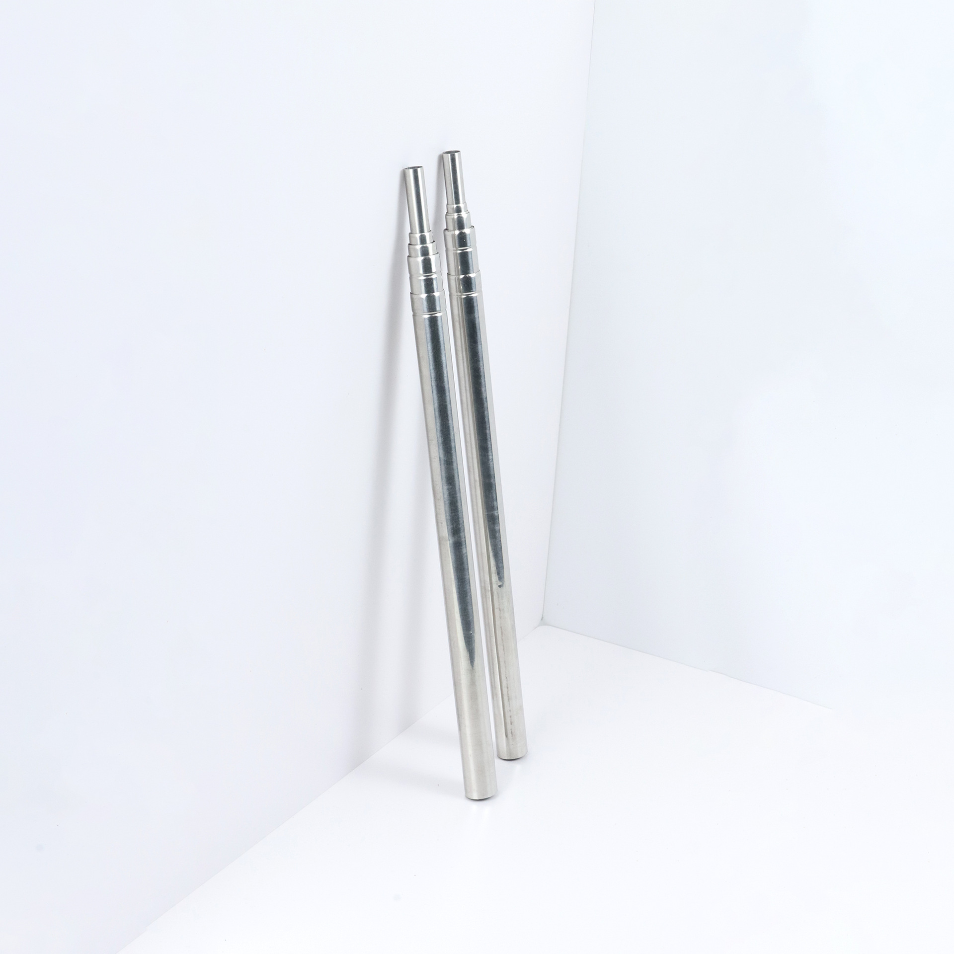 Picnic Barbecue Fire Starter Stainless Steel Retractable Fire Blower Outdoor Guide Flagpole Multi-Functional Flagpole