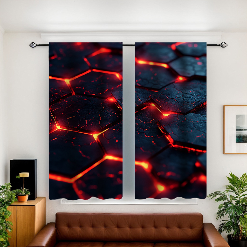 Support Jit Delivery, Cross-Border Exclusive Factory Direct Sales, Fastest 24 Hours, Digital Printing Processing of Curtains and Screens