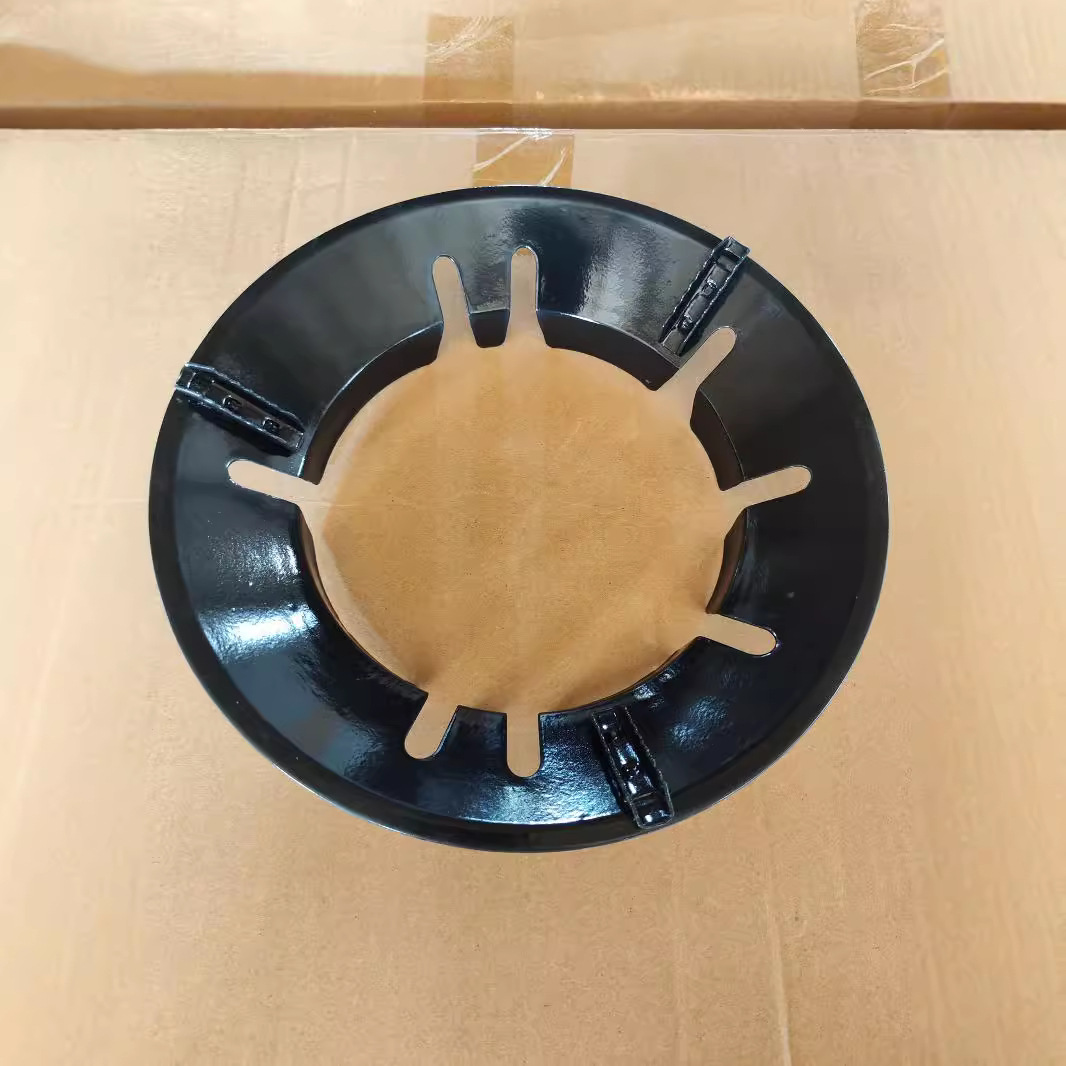 Black Enamel Eight-Opening Energy-Saving Cover Fire Cover Windproof Cover Fire Ring Gas Stove