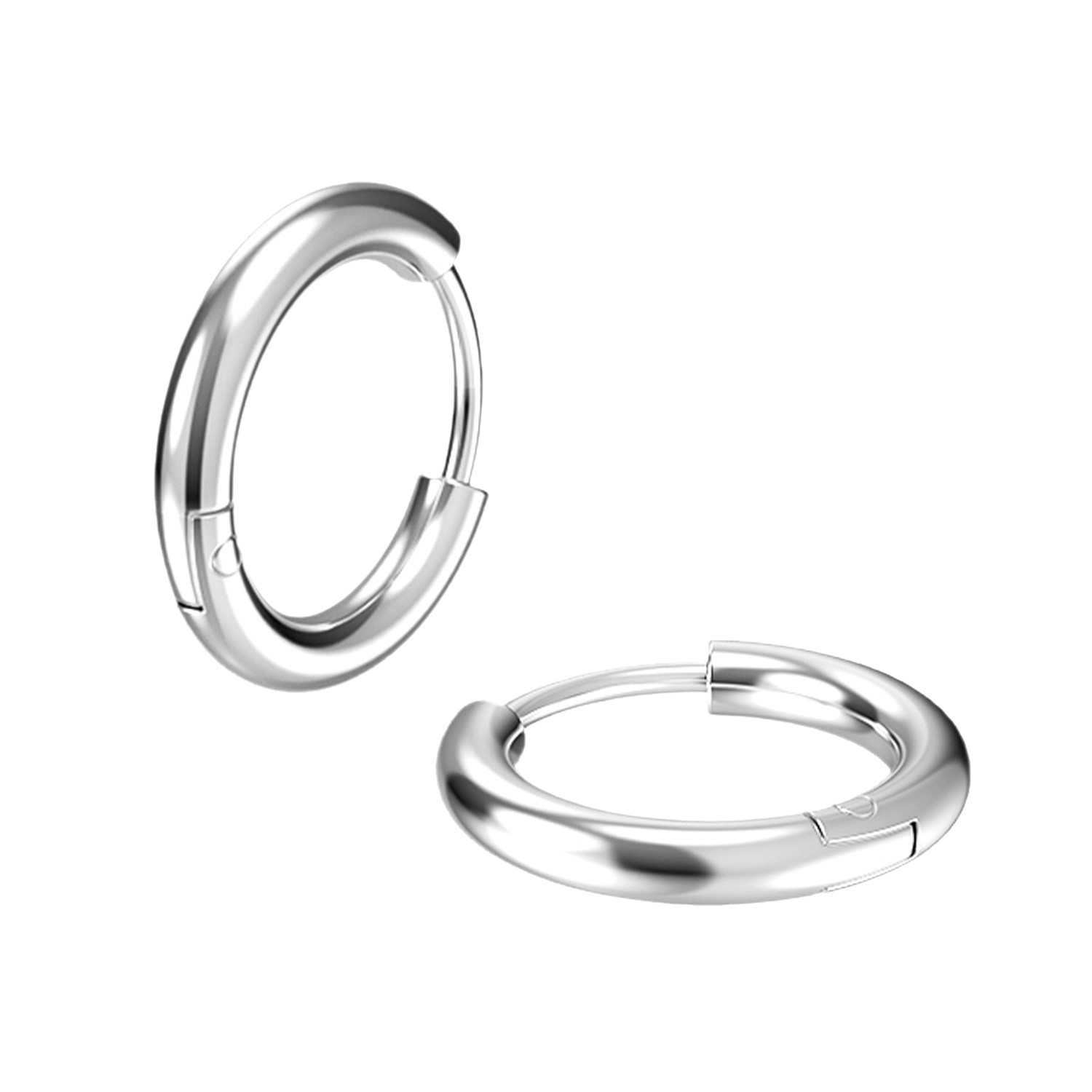 Vacuum Electroplating 2025 New Titanium Steel Round Earrings Fashionable Earrings Accessible Luxury High-End French Elegant Earrings for Women