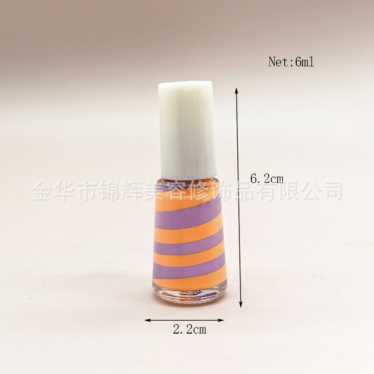 For Export Only, Kidsren's Water-Based Nail Polish, Spiral Nail Polish