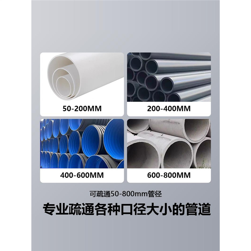 Kaiboni High-Pressure Pipe Dredging Machine 220V Diesel Gasoline Electric Professional Sewer Water Rat Industrial Cleaning