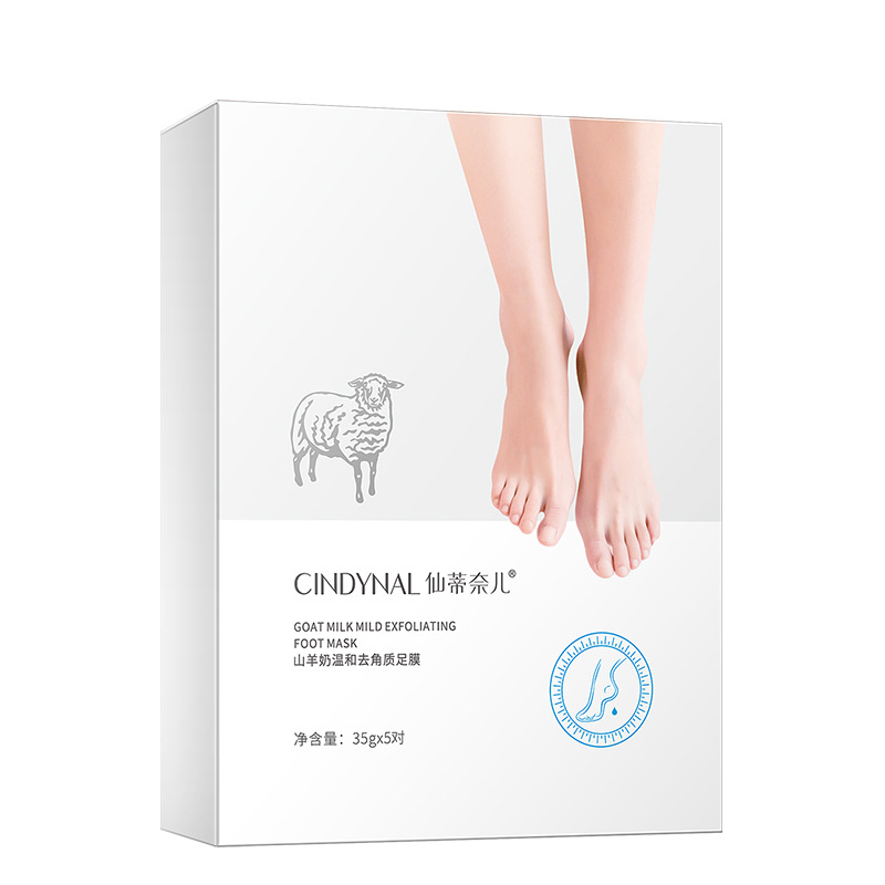 Sentinel Goat Milk Foot Mask Hydrating and Moisturizing Foot Mask Softening Cuticle Niacinamide Bright Hand Mask Foot