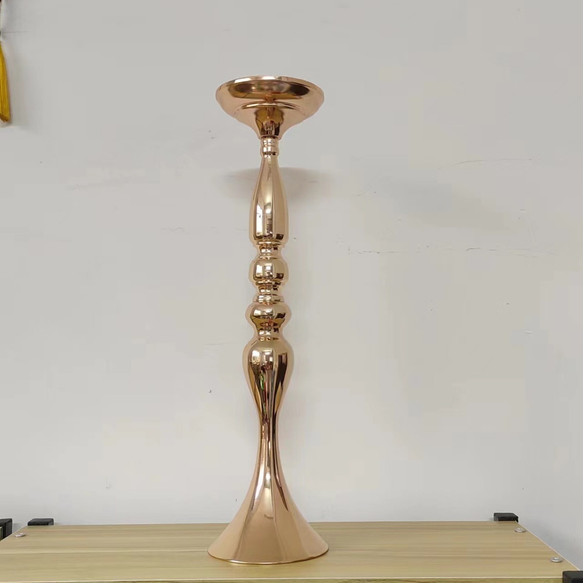 Scandinavian ins Candlestick Road Guide Ornaments Crystal Table Decorations Accessible Luxury Wedding Props