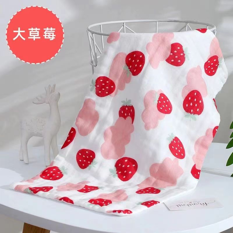 Cotton Six-layer Gauze Towel Newborn Eight-layer High-density Thickened Children's Towel Baby's Face Towel Square Towel