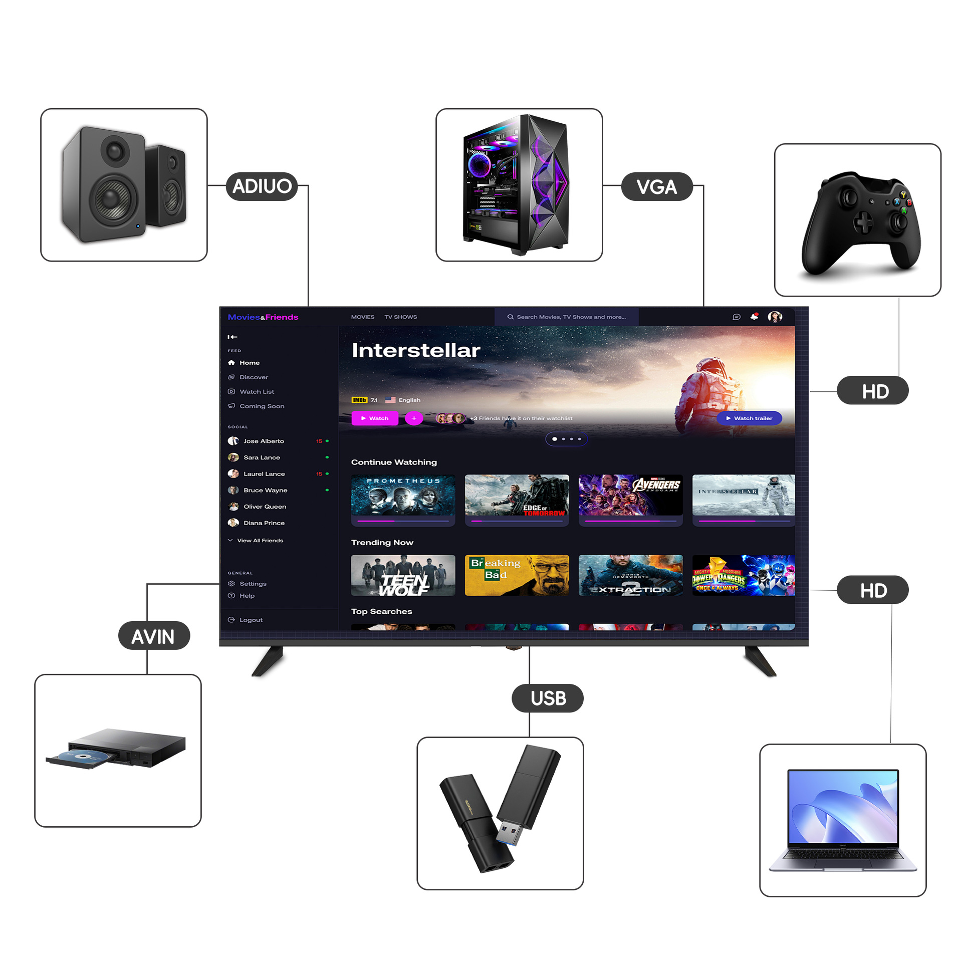 Manufacturer Tv 85-Inch 75-Inch 65-Inch 98-Inch 4K Ultra-Clear Voice Large-Screen Explosion-Proof Smart Network Lcd Tv