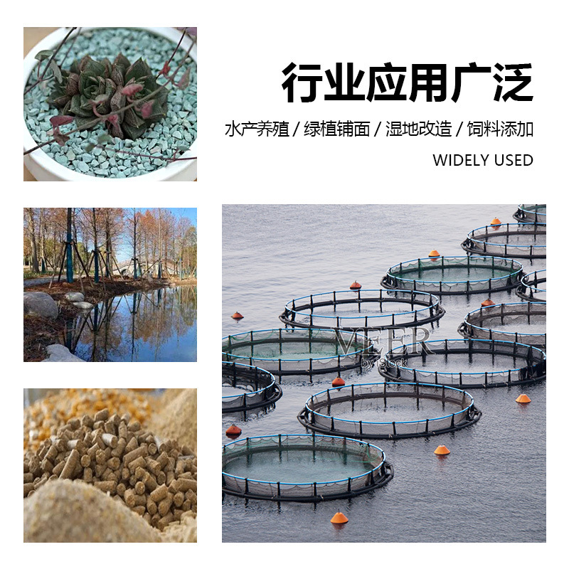 Natural Zeolite Zeolite Powder Horticultural Soil Improvement Aquaculture Feed Grade Green Zeolite White Zeolite