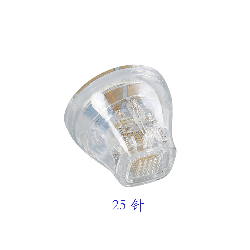 Gold Rf Head Microcrystalline Insulating Beauty Instrument M8 Microcrystalline Consumable Head Export Specializes in 10 Heads 25 Heads 64 Heads Nano