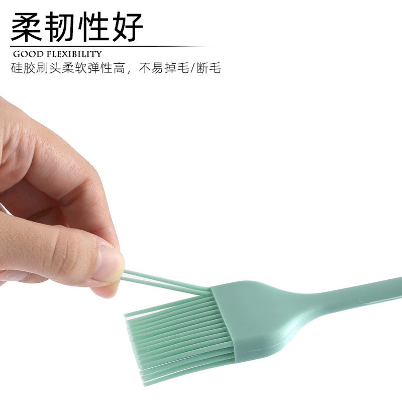 Xuanyi Food Grade Integrated Silicone Oil Brush Kitchen High Temperature Resistant Silicone Oil Brush Barbecue Utensils Small Barbecue Brush