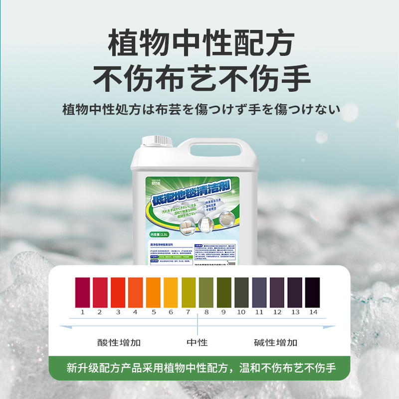 Carpet cleaner commercial large barrel fabric sofa stain removal cleaning agent wholesale 2.5L