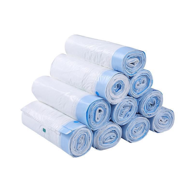 Drawstring Garbage Bag Thickeneded Household Not Easy to Break Extra Thick Satchel Disposable Plastic Bag Large Roll Kitchen