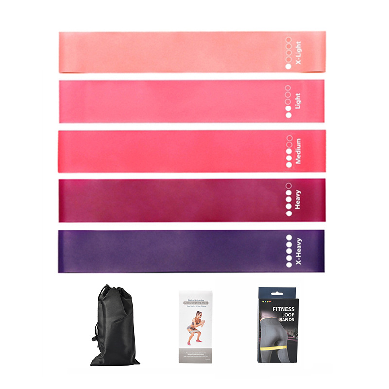 Elastic Band Fitness Resistance Band Yoga Pull Band Beautiful Buttocks Circle Buttocks Rubber Sports Strength Training Butt Abuse Band