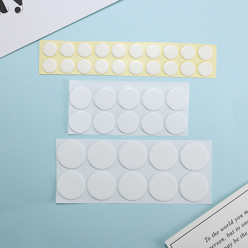 10mm round double-sided paste resin accessories DIY1cm double-sided adhesive 3d thermos cup cartoon paste transparent