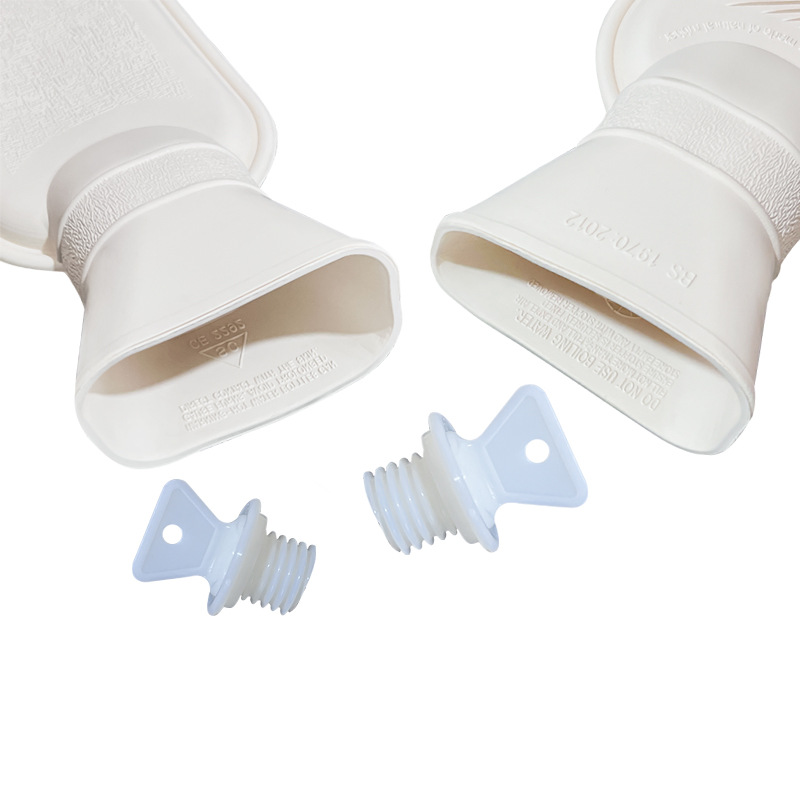 Long Hot Water Bottle with Waist Belt Liner, Bed Warmer, Foot Warmer, Water-Filled Hot Water Bag, Extended Rubber Water Injection Tool, Anti-Scalding