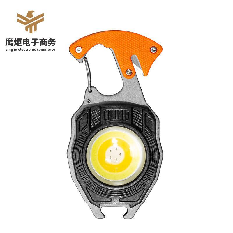 Кросс-бордерный мини мощный фонарик, брелок с зажиганием, outdoor зарядный, многофункциональная авто ремонтная лампа, портативная лампа