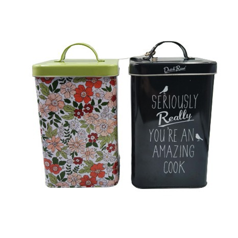 Portable iron box manufacturers supply tinplate rectangular storage iron box metal candy storage box gift portable can