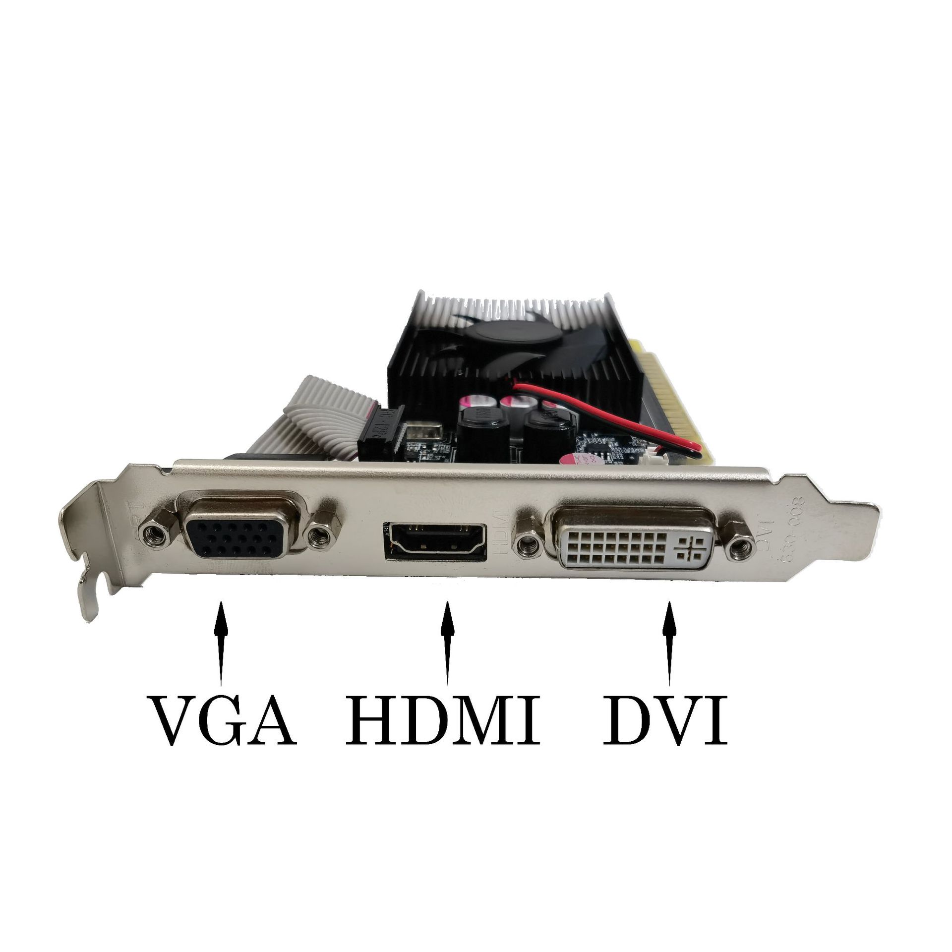Brand New Half-Height Knife Card Gt6102Gb Desktop Independent Computer Graphics Card Office Factory Wholesale Small Chassis Graphics Card