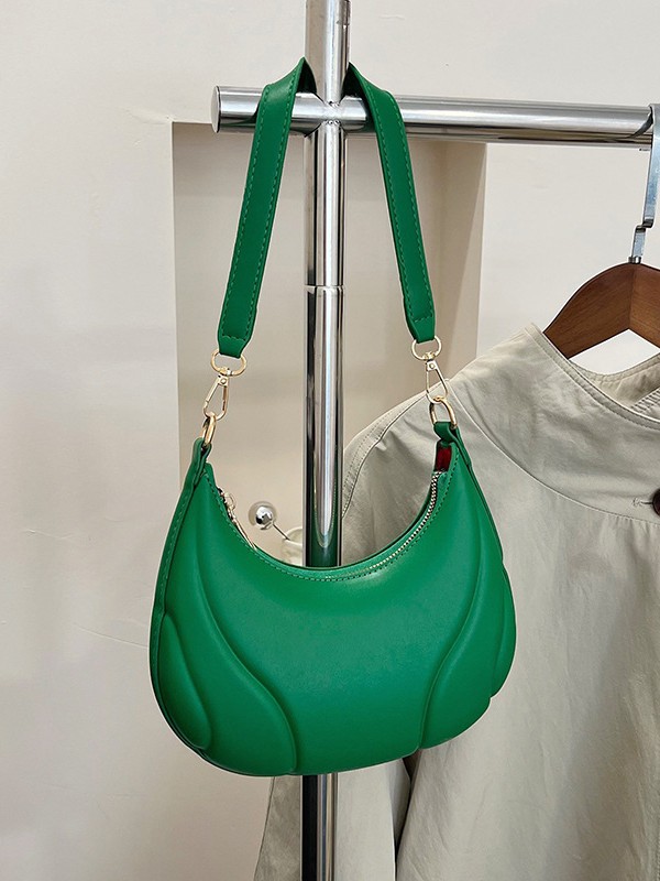 Textured Indentation French Armpit Bag for Women 2025 New Fashion Trendy Shoulder Bag Fashionable Versatile Commuter Crossbody Bag