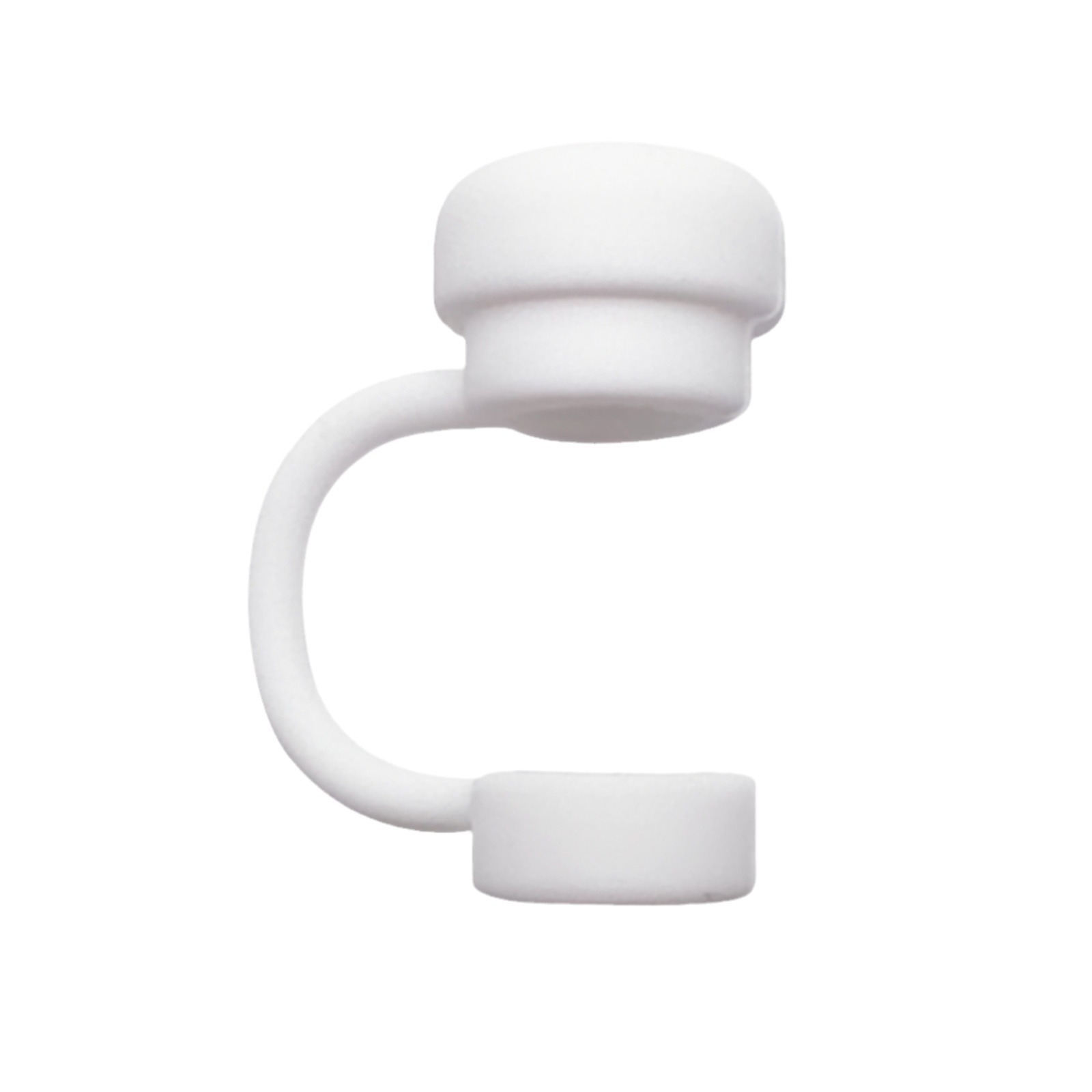 Amazon pen holder straw cap silicone straw sleeve solid color food grade silicone Stanley cup dust cap leather