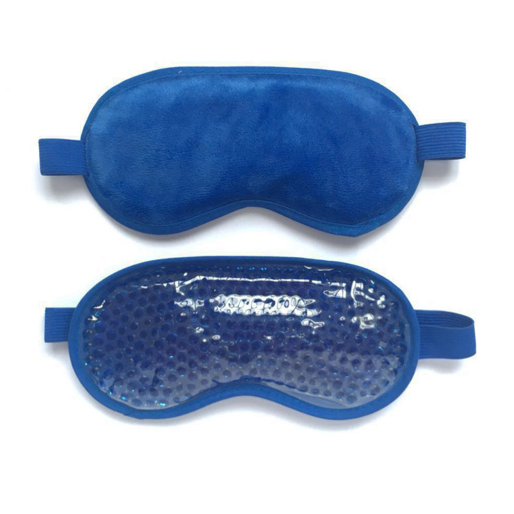 Плюшевая тканевая маска для глаз, гелевая маска, ледяной пакет, расслабляющий компресс