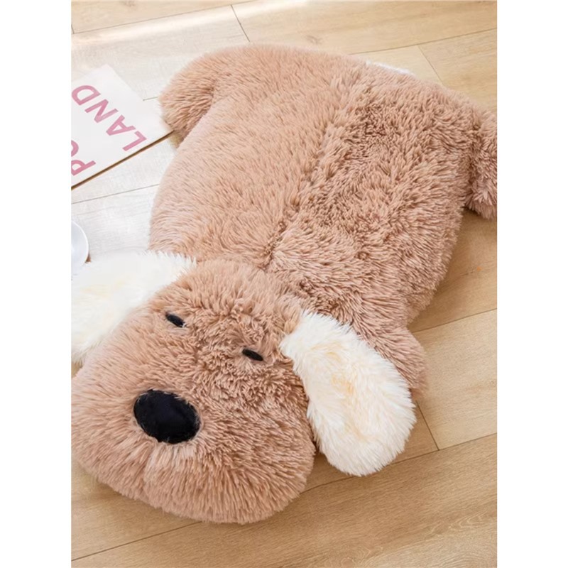 Wangcai Dog Pillow Cushion Plush Lying Dog Can Make Floor Cushion Lazy Sofa Bedroom Bay Window Cute Carpet