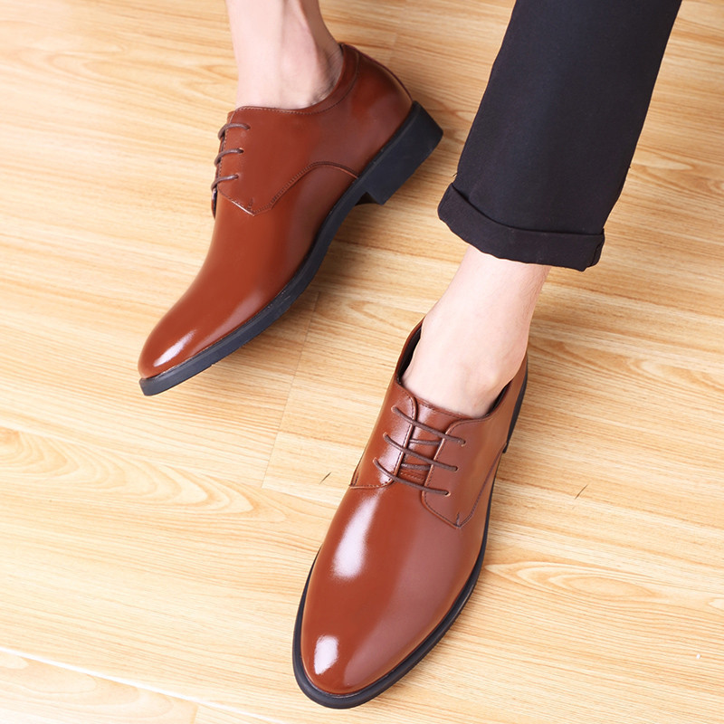 Single Shoes, Black Formal Work Shoes, Cross-Border Wholesale Men's Casual Shoes, Foreign Trade Work Shoes, Leather Shoes, Men's Formal Leather Shoes