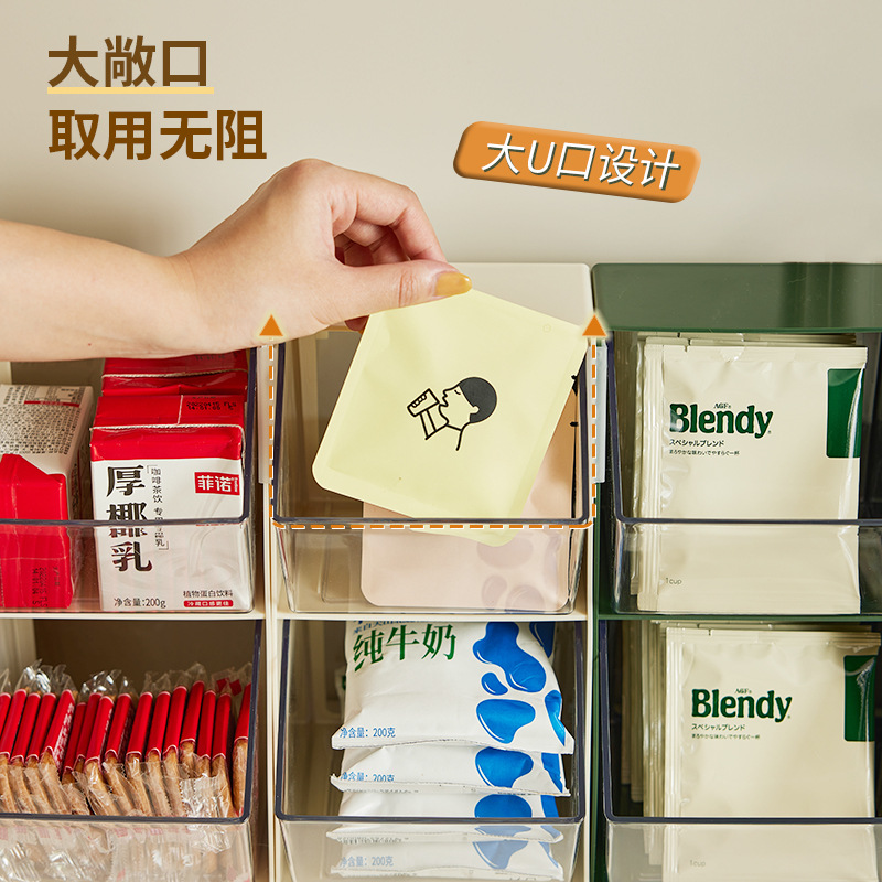 Коробка для хранения чайных пакетиков, прозрачный органайзер для капсул кофе, для дома и офиса