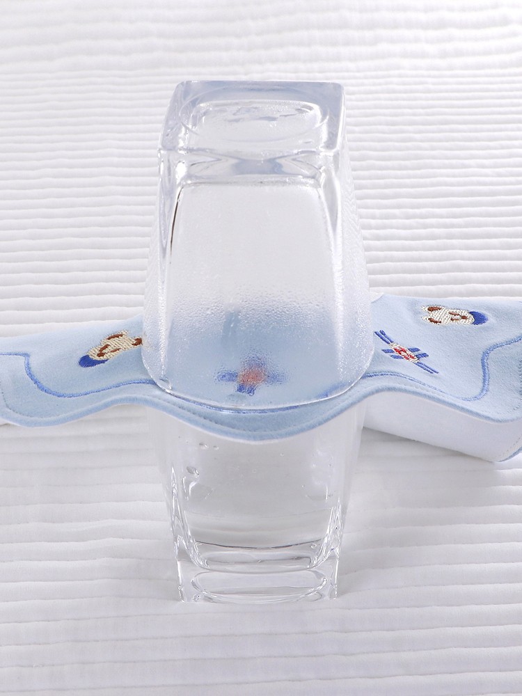 Yiwanbao Bibs, Pure Cotton, Class a Waterproof, Embroidered Saliva Bibs for Boys and Girls, Newborn Bibs, Baby Saliva Towels