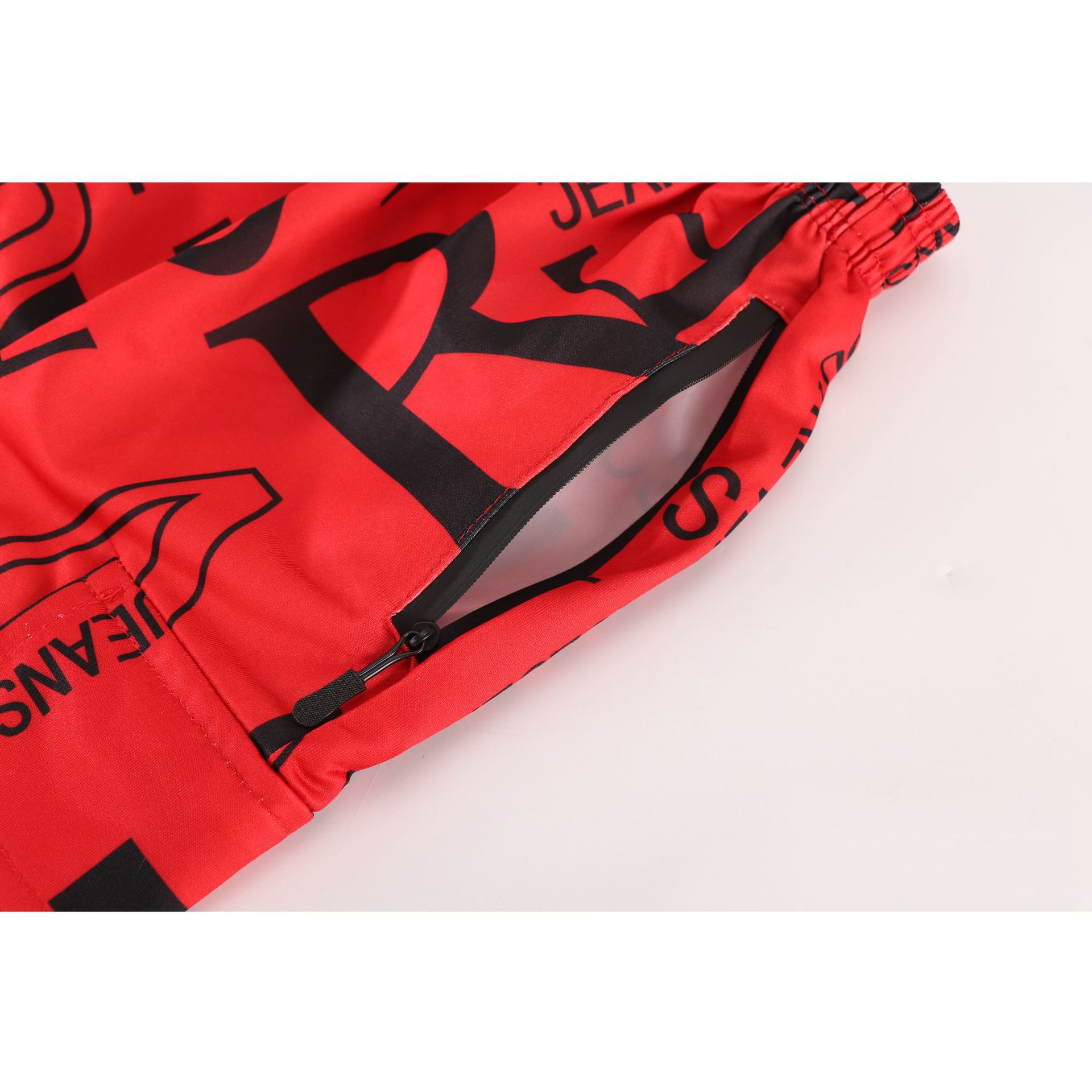 New Summer Sports Shorts for Men, Custom-Made Popular Trendyy Letter Cargo Pants, Breathable, Casual and Versatile Five-Quarter Pants