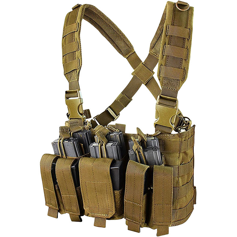 Baohuo Molle System Is Compatible with Outdoor Commuting Portable Hanging Bag, Wear-Resistant Tactical Chest Hanging, Water-Repellent Military Fan Accessories