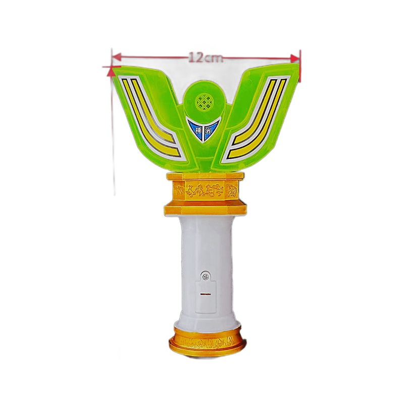 Manufacturer Batch Scenic Spot Night Market Stall Boy with Light Toy Glowing Sound Music Ultraman Divine Light Stick Transformer