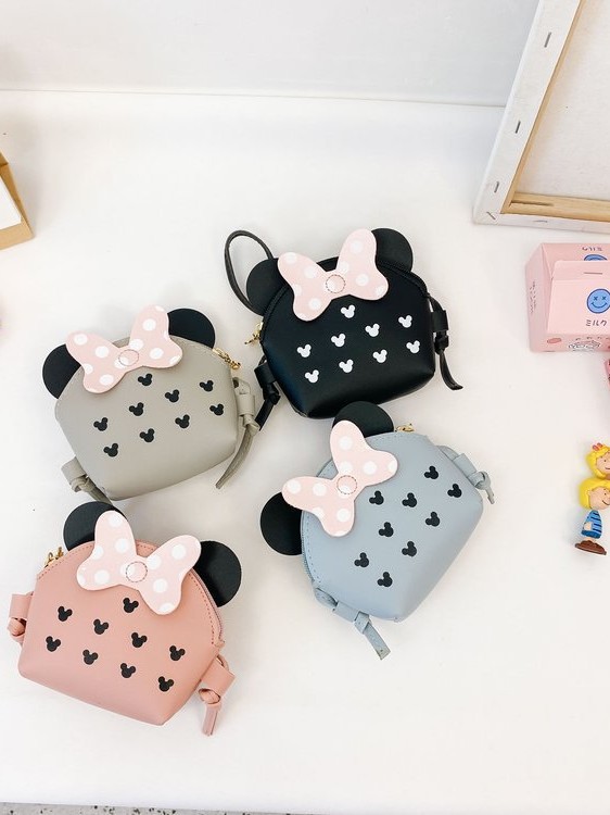 New Cartoon Bag Puppy Fashion Kidsren's Shoulder Crossbody Snack Bag Pu Cartoon Cute Small Bag Girl Bag