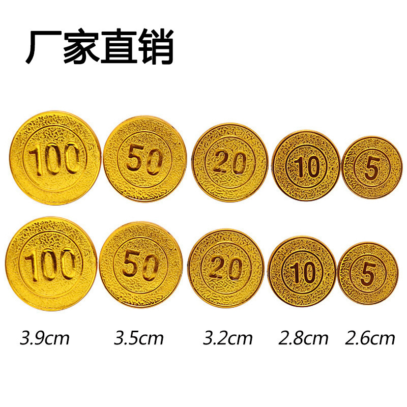 Прямые продажи от фабрики, золотые реквизиты, золотые монеты, 100 номинал, 5020, баллы за награды, декорации для мероприятий