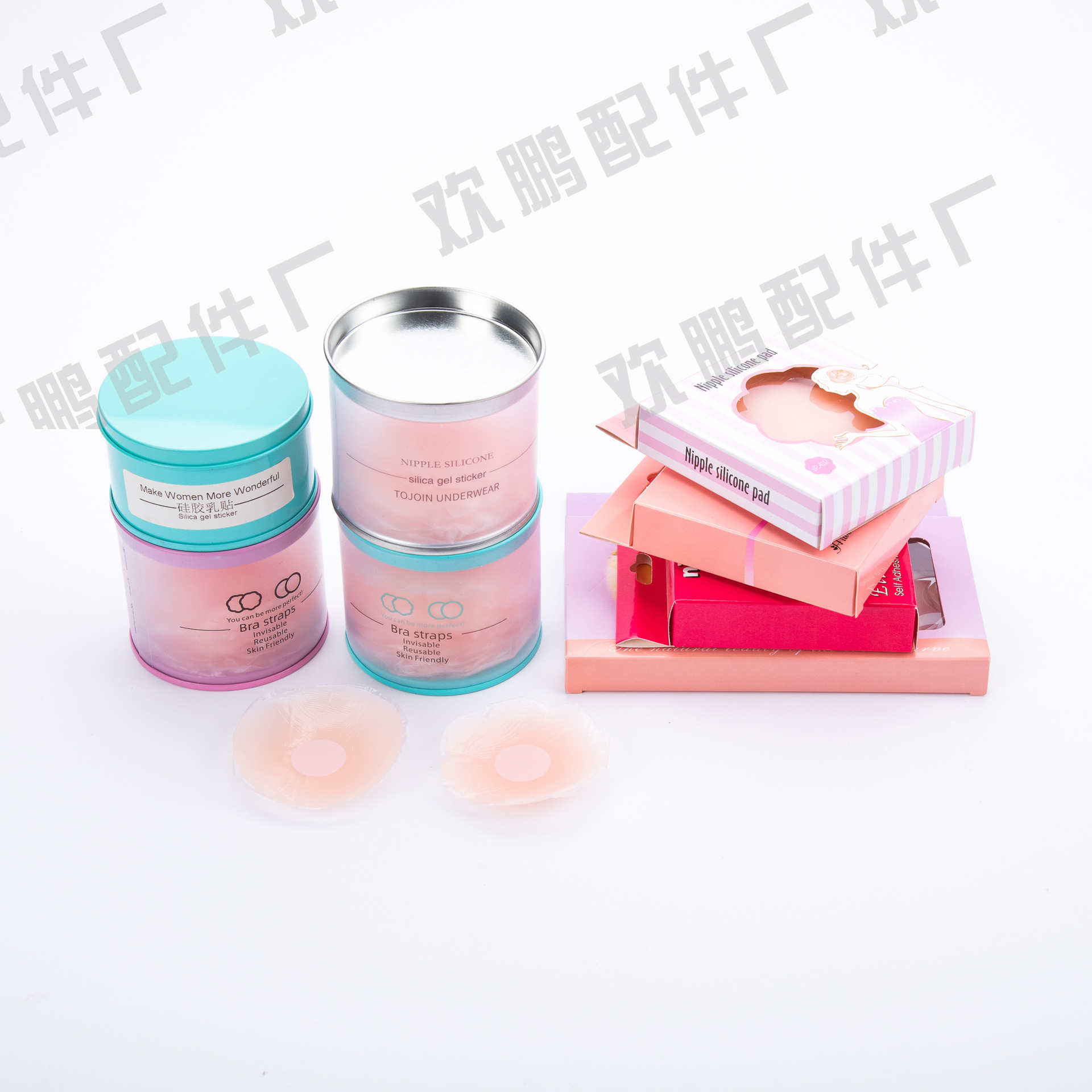 Solid Breast Sticker Waterproof Breathable Anti-bump Breast Pad Nipple Sticker Anti-running Aareola Sticker Invisible Wedding Dress Silicone Breast Sticker