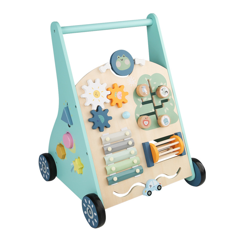 Cross-border Children's Multifunctional Walkers Baby Trolley Anti-baby Rollover Walkers Educational Early Education Toys