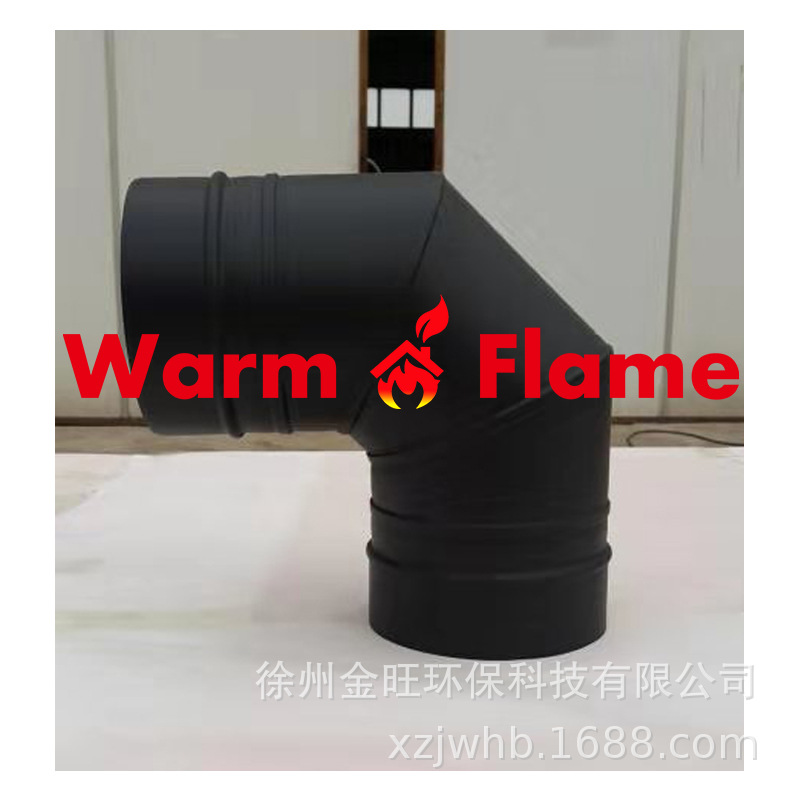 Fireplace Wood Burning Real Fire Heating Stove Installation Accessories 304 Stainless Steel Flue Pipe Chimney 152mm Chimney Accessories