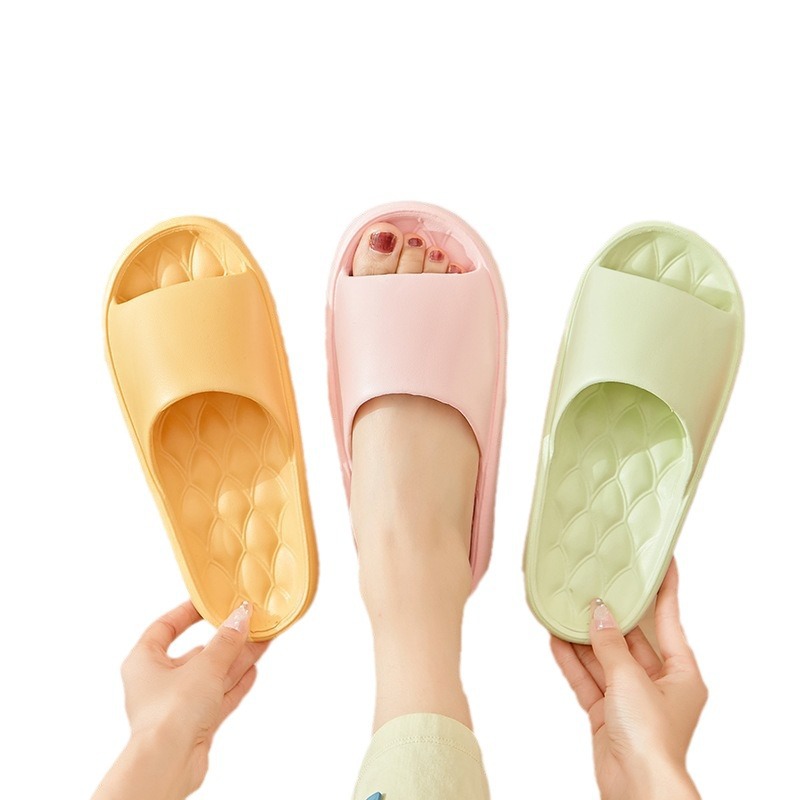 Women's summer home indoor bath non-slip couple outdoor wear shit feeling home slippers men's wholesale