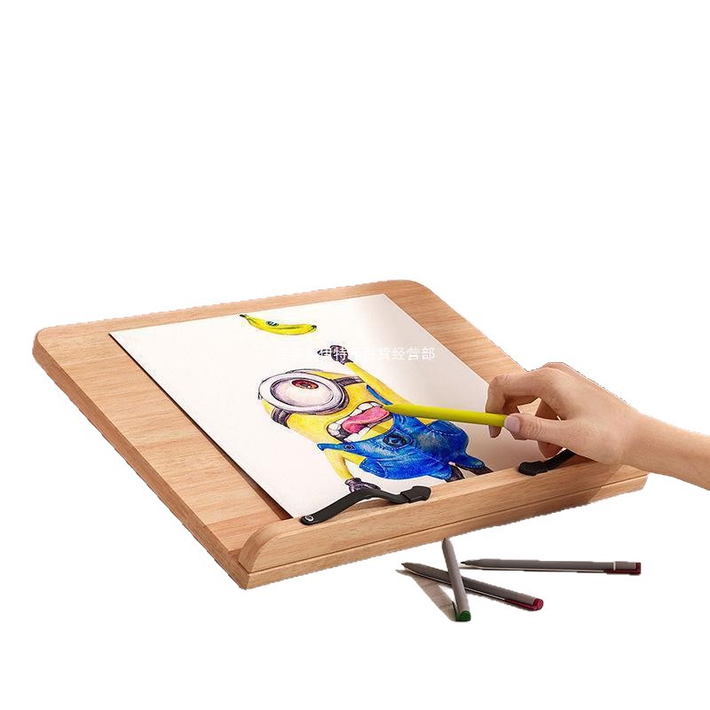 Reading Rack, Reading Rack, Wooden Adult Reading Artifact, Book Stand, Primary School Student and Children's Book Holder, Temporary Post Rack Wholesale