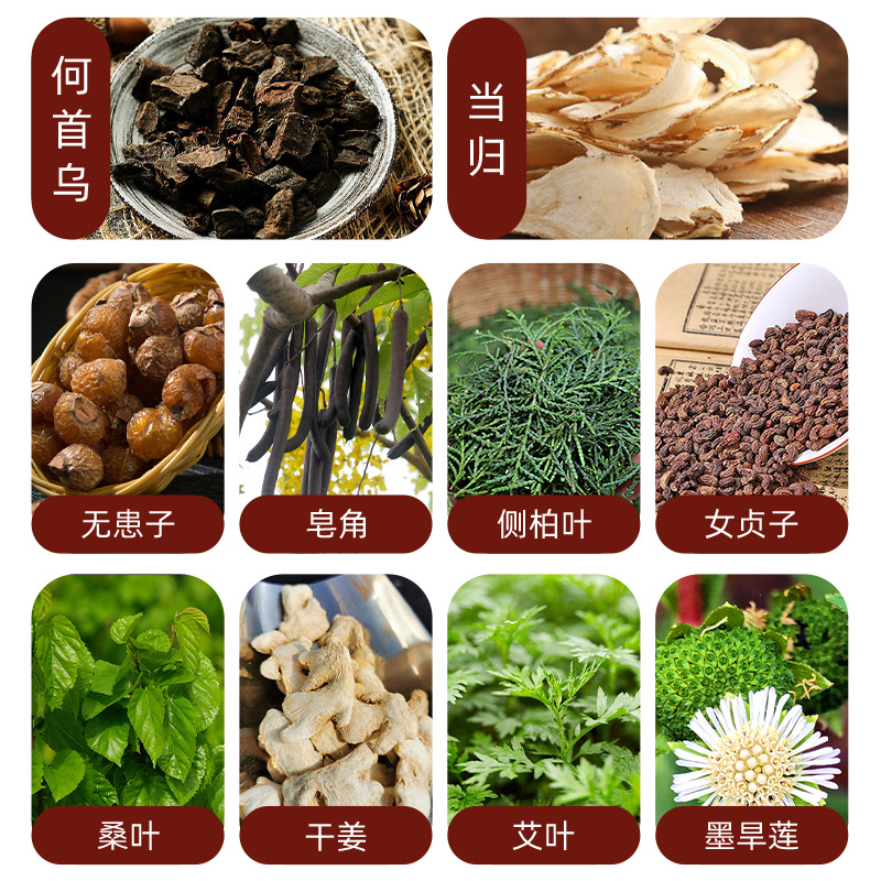 Wang Taiyi Ten-Flavor Herbal Hair Care Shampoo Package Scalp Care Shampoo Fumigation Head Therapy Soup Hair Salon Wholesale