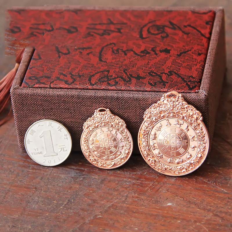 Manjusri Nine Palace Bagua Brand Male Pendant Couple Necklace Brand Male and Female Pendant Pendant Key Accessories