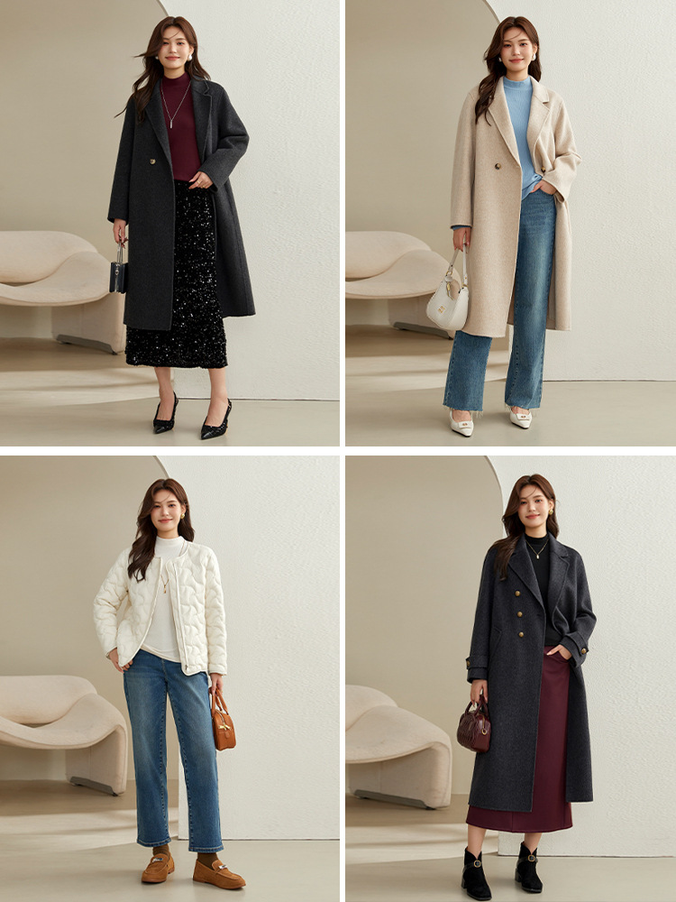 [Soft and skin-friendly semi-high collar] slim plus size women's clothing slim-fit slimming base sweater chubby girl winter new