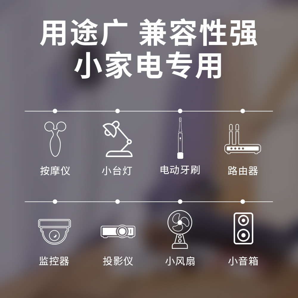 12V1A Power Adapter Plug-In Wall-Mounted Chinese Standard 3C Certified Switching Power Supply Ccc Certified 12W Power Adapter