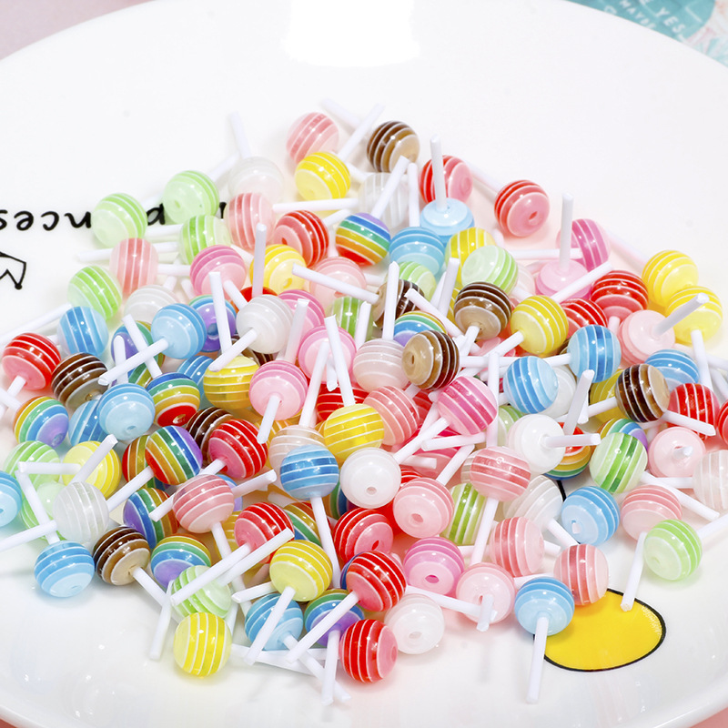 Acrylic Lollipop Alpine DIY Cake Cream Gel Mobile Phone Shell Food Play Accessories Factory Sale